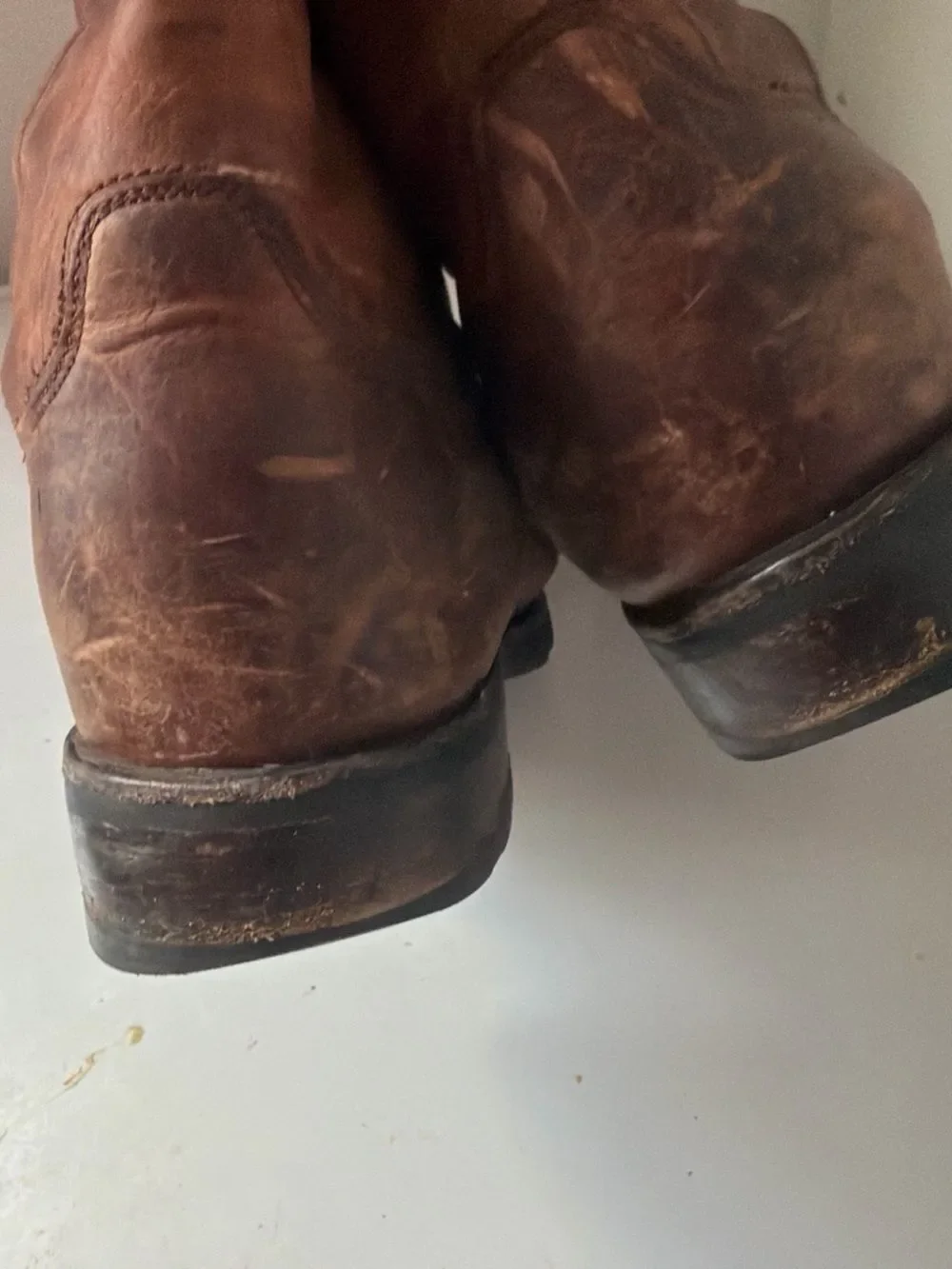 , Tecova cowboy men leather sz 9,5 D